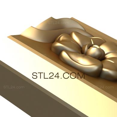 Багеты (Незабудки, BG_0283) 3D модель для ЧПУ станка